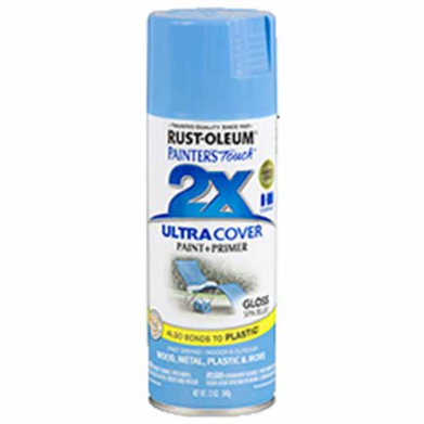 2x Ultra Cover 12oz Gloss Spray- Spa Blue