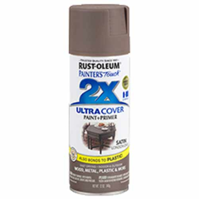 2x Ultra Cover 12oz Satin Spray- London Gray
