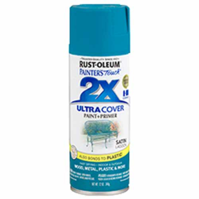 2x Ultra Cover 12oz Satin Spray- Lagoon