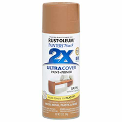2x Ultra Cover 12oz Satin Spray- Warm Caramel