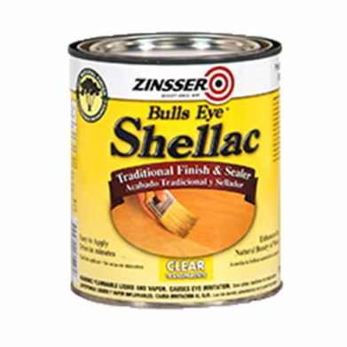 Zinsser Bulls Eye Clear Shellac- Gallon (128oz)