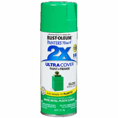 2x Ultra Cover 12oz Gloss Spray- Spring Green