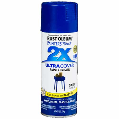 2x Ultra Cover 12oz Satin Spray- Ink Blue