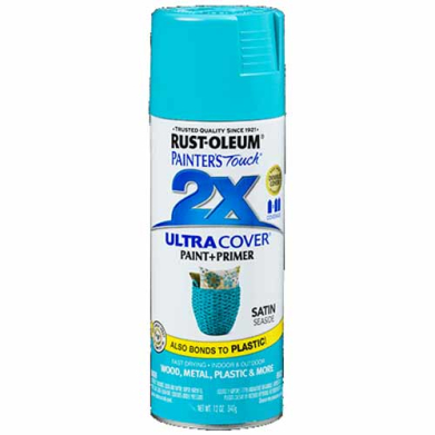 2x Ultra Cover 12oz Satin Spray- Seaside