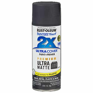 2x Ultra Cover 12oz Matte Spray- Slate