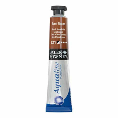 Daler Rowney Aquafine Watercolor Paint- Burnt Sienna 221