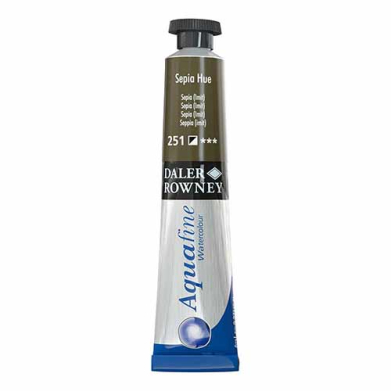Daler Rowney Aquafine Watercolor Paint- Sepia Hue 251