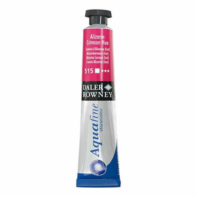 Daler Rowney Aquafine Watercolor Paint- Alizarine Crimson Hue 515