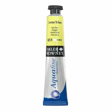 Daler Rowney Aquafine Watercolor Paint- Lemon Yellow 651