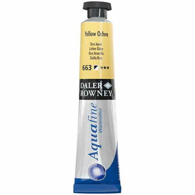 Daler Rowney Aquafine Watercolor Paint- Yellow Ochre 663