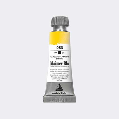 MaimeriBlu 12ml Watercolor- Cadmium Yellow Medium