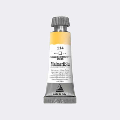 MaimeriBlu 12ml Watercolor- Permanent Yellow Deep