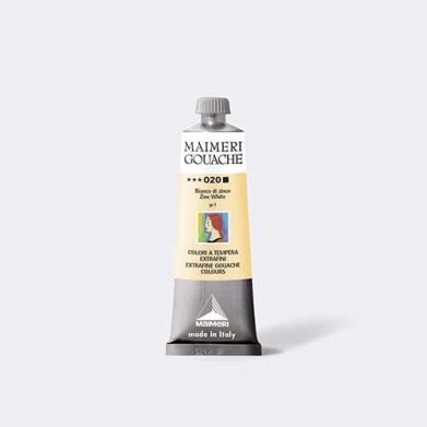 MaimeriBlu 60ml Gouache- Zinc White