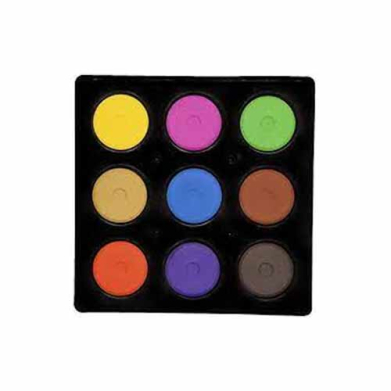 Richeson Small Tempera Cake Set - (9 Colors) Secondary Colors