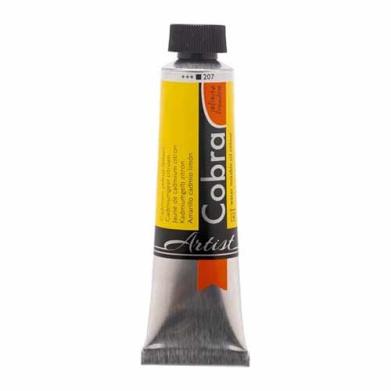 Cobra Artist Oil Paint- Cadmium Yellow Lemon - 40ml