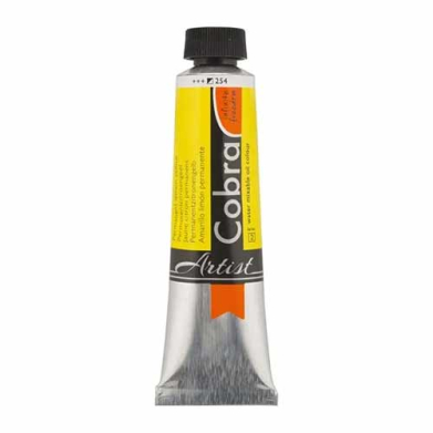 Cobra Artist Oil Paint- Permanent Lemon Yellow - 40ml