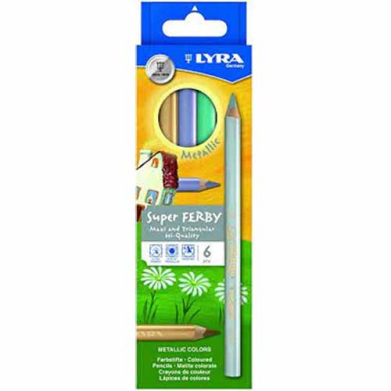 Lyra Super Ferby Colored Pencils- 6ct  L3721060