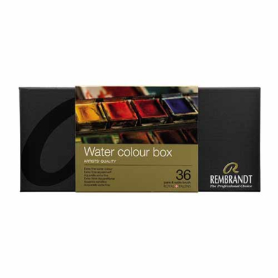 Rembrandt Professional Watercolor Pans Set / Metal Tin  - 48 pans  05838648