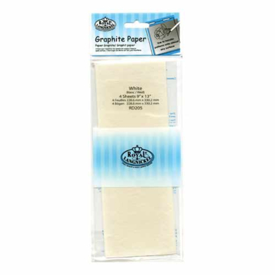 Royal & Langnickel White Graphite Paper- 8x13 (4shts)