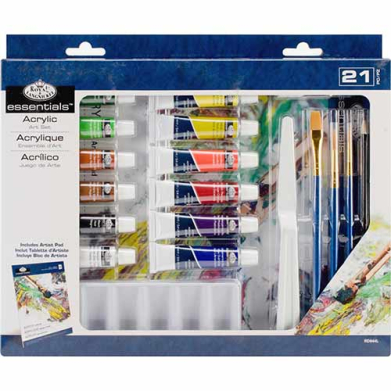 Royal & Langnickel Essentials Large Acrylic Painting Set- 21pc - RD844L