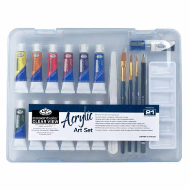 Essentials Small Clearview Acrylic Art Set - RSET-ART3103