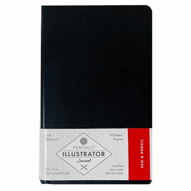 Pentalic Illustrator Journal 5x8 - Espresso