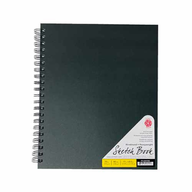 Pentalic Heavyweight Sketch Book 8.5x11- Black