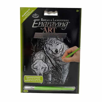 Royal Langnickel Silver Mini Engraving Art Kit- Prowling Friends