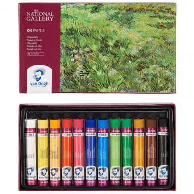 Royal Talens Van Gogh Oil Pastels Set-Long Grass - (12 Pack)