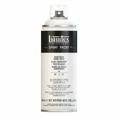 Liquitex Professional Spray Paint - (13.53oz/400ml) Transparent Mixing White