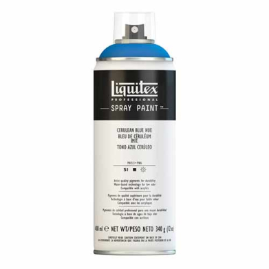 Liquitex Professional Spray Paint - (13.53oz/400ml) Cerulean Blue Hue