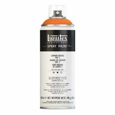 Liquitex Professional Spray Paint - (13.53oz/400ml) Cad Orange Hue 2