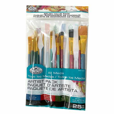 Royal Langnickel All Media Brush Value Pack - 25pc