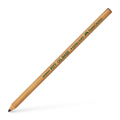 Faber Castell Monochrome Pitt Oil Based Pencil- Black Extra Soft (199)