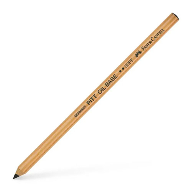 Faber Castell Monochrome Pitt Oil Based Pencil- Black Soft (199)