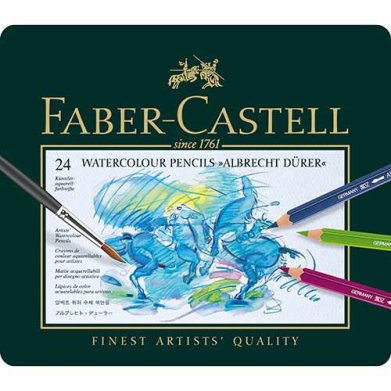Albrecht Durer Watercolor Pencil Metal Tin- 24ct