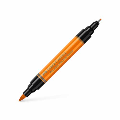Faber Castell Pitt Artist Dual Marker India Ink- Orange Glaze  FC162113