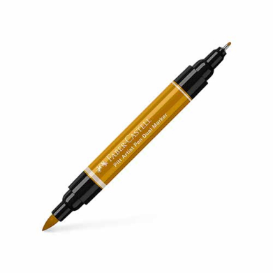 Faber Castell Pitt Artist Dual Marker India Ink- Green Gold  FC162168
