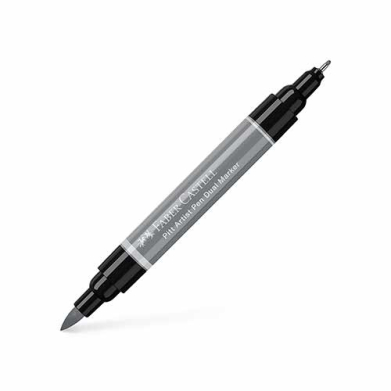 Faber Castell Pitt Artist Dual Marker India Ink- Gold Grey lll   FC162232