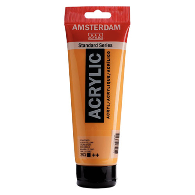 Royal Talens Amsterdam Acrylic Paint - (250ml) Gold Yellow