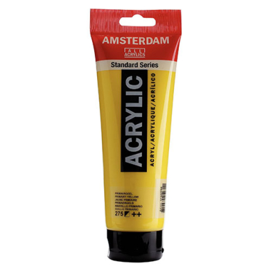 Royal Talens Amsterdam Acrylic Paint - (250ml) Primary Yellow