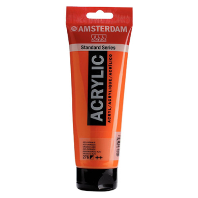 Royal Talens Amsterdam Acrylic Paint - (250ml) Azo Orange