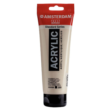 Royal Talens Amsterdam Acrylic Paint - (250ml) Titanium Buff Light
