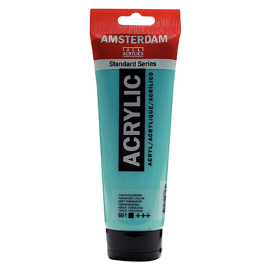 Royal Talens Amsterdam Acrylic Paint - (250ml) Turquoise Green