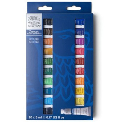 Winsor & Newton Cotman Water Colours Set - 20x5ml Tubes