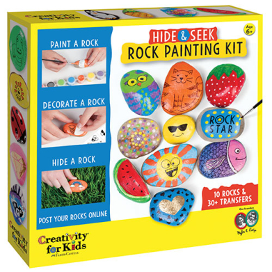 Faber Castell Creativity for Kids Rock Painting Kit- Hide And Seek  FC6161000