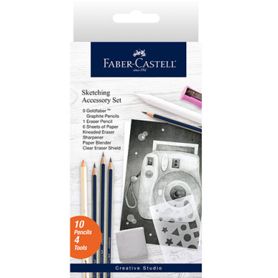 Faber Castell Creative Studio Graphite Sketching Accessory Set  FC770815