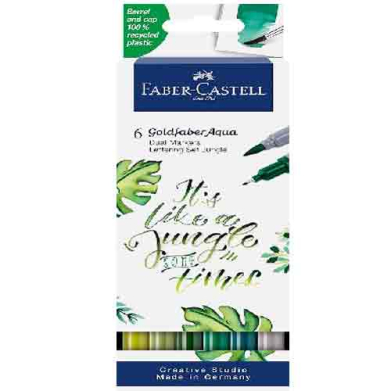 Goldfaber Aqua Dual Marker Set- 6ct (Jungle) FC164517