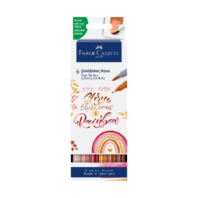 Goldfaber Aqua Dual Marker Set- 6ct  Boho FC164518