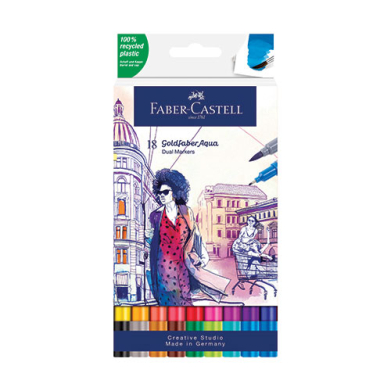 Goldfaber Aqua Dual Marker Set- 18ct